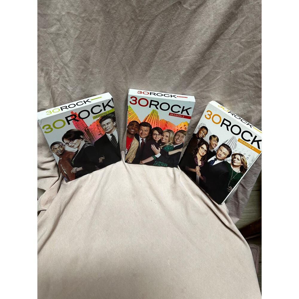 30 Rock DVD Sets 1.2.&4  Complete From NBC Studios Tested